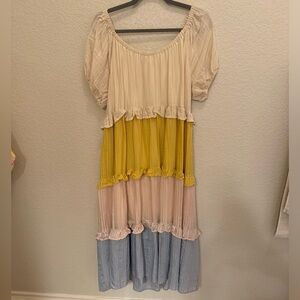 Tiered maxi dress